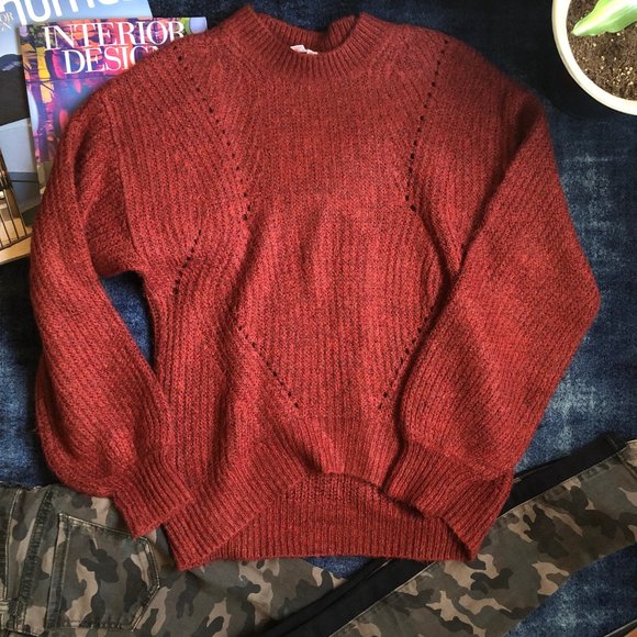 BP Chunky Pointelle Sweater - Picture 3 of 10